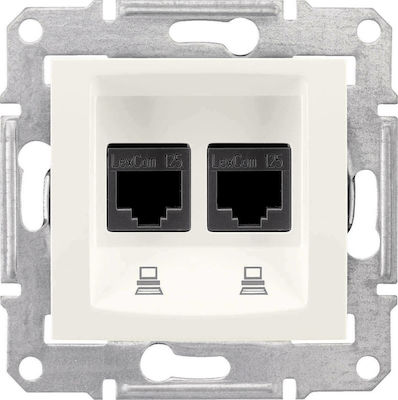 Φωτογραφία προϊόντος: Schneider Electric Sedna U/UTP Διπλή CAT6 SDN4800123