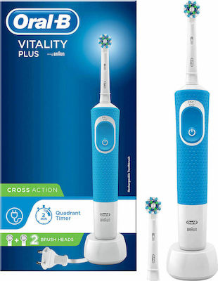 Φωτογραφία προϊόντος: Oral-B Vitality Plus CrossAction Ηλεκτρική Οδοντόβουρτσα με Χρονομετρητή Blue