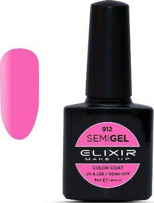 Φωτογραφία προϊόντος: Elixir Semi Gel 912 Fuchsia Pink 8ml