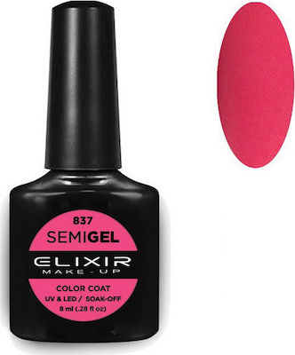 Φωτογραφία προϊόντος: Elixir Semi Gel 837 Fandago Pink 8ml