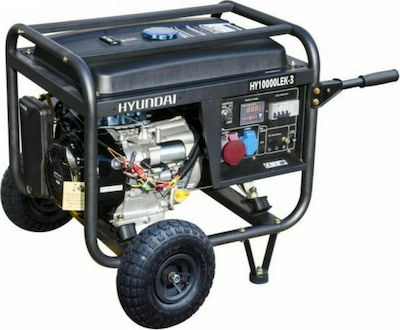 Φωτογραφία προϊόντος: Hyundai HY10000 LEK-T Γεννήτρια Βενζίνης (Τετράχρονη) με Μίζα και Ρόδες 10kVA