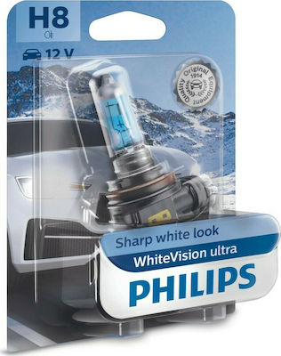 Φωτογραφία προϊόντος: Philips H8 White Vision Ultra 12V 1τμχ