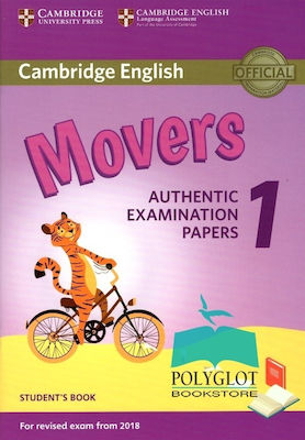 Φωτογραφία προϊόντος: CAMBRIDGE YOUNG LEARNERS ENGLISH TESTS MOVERS 1 Student 's Book (FOR REVISED EXAM FROM 2018) N/E