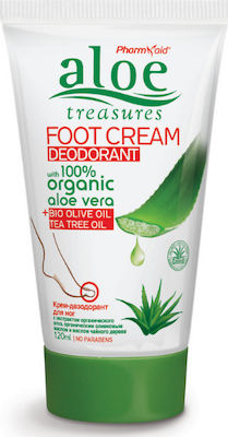 Φωτογραφία προϊόντος: Pharmaid Aloe Treasures Foot Cream Deodorant Tea Tree 120ml