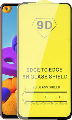 Φωτογραφία προϊόντος: 9D Full Face Tempered Glass Black (Galaxy A21s)