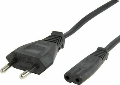 Φωτογραφία προϊόντος: Powertech Euro - IEC C7 Cable 1.5m Μαύρο (CAB-P001)