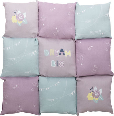 Φωτογραφία προϊόντος: Trixie Junior Patchwork Μαξιλάρι Σκύλου Λιλά/Μέντα/Ροζ 60x60cm