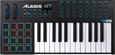 Φωτογραφία προϊόντος: Alesis Midi Keyboard VI με 25 Πλήκτρα σε Μαύρο Χρώμα