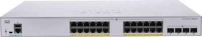 Φωτογραφία προϊόντος: Cisco CBS350-24FP-4G-EU Managed L3 PoE+ Switch με 24 Θύρες Gigabit (1Gbps) Ethernet και 4 SFP Θύρες