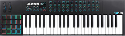 Φωτογραφία προϊόντος: Alesis Midi Keyboard VI με 49 Πλήκτρα σε Μαύρο Χρώμα