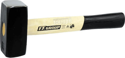 Φωτογραφία προϊόντος: F.F. Group 14157 Βαριοπούλα 1kg με Ξύλινη Λαβή