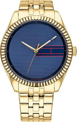 Φωτογραφία προϊόντος: Tommy Hilfiger Lee Ρολόι με Μεταλλικό Μπρασελέ σε Χρυσό χρώμα