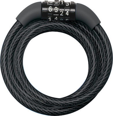 Φωτογραφία προϊόντος: Master Lock 8143 Κλειδαριά Ποδηλάτου Κουλούρα με Συνδυασμό Μαύρη