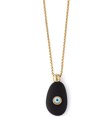 Φωτογραφία προϊόντος: Drop Eye Necklace – 925 Sterling Silver Gold Plated