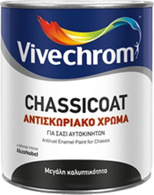 Φωτογραφία προϊόντος: Vivechrom Αντισκωριακό Χρώμα Chassicoat 0.75lt Μαύρο