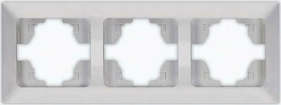Φωτογραφία προϊόντος: Eurolamp 3 Θέσεων 152-12222 Ασημί