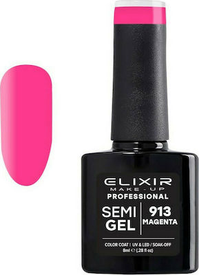Φωτογραφία προϊόντος: Elixir Semi Gel 913 Magenta 8ml