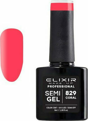 Φωτογραφία προϊόντος: Elixir Semi Gel 829 Coral 8ml