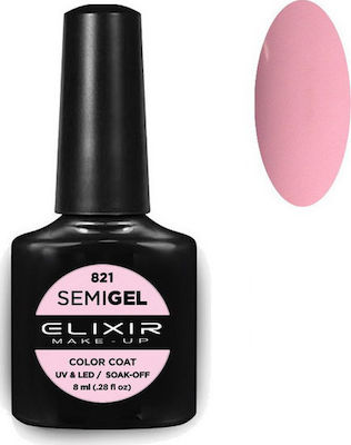 Φωτογραφία προϊόντος: Elixir Semi Gel 821 Piggy PInk 8ml