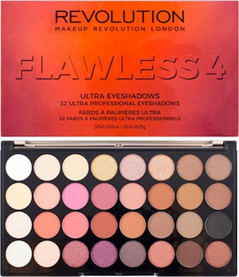 Φωτογραφία προϊόντος: Revolution Beauty Ultra 32 Shade = Παλέτα Σκιών Ματιών Flawless 4 20gr
