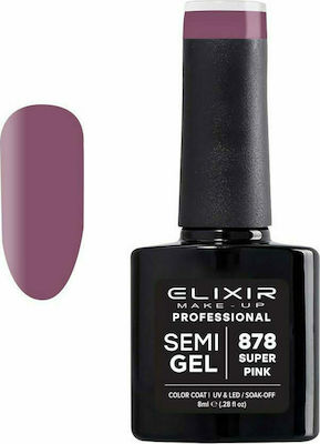 Φωτογραφία προϊόντος: Elixir Semi Gel 878 Super Pink 8ml