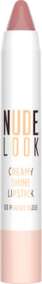 Φωτογραφία προϊόντος: Golden Rose Nude Look Creamy Shine Lipstick 03 Peachy Nude