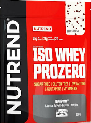 Φωτογραφία προϊόντος: Nutrend Iso Whey Prozero Pouch 500gr Cookies & Cream