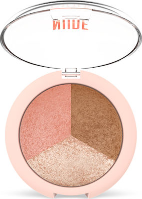 Φωτογραφία προϊόντος: Golden Rose Nude Look Baked Trio Face Powder 19.5gr