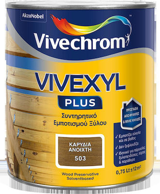 Φωτογραφία προϊόντος: Vivechrom Συντηρητικό Vivexyl Plus 0.75lt Δρυς