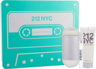 Φωτογραφία προϊόντος: Carolina Herrera 212 Nyc Eau De Toilette 100ml, Eau De Toilette 10ml & Body Lotion 75ml