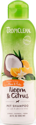 Φωτογραφία προϊόντος: Tropiclean Neem & Citrus Σαμπουάν Σκύλου Fleas & Ticks 592ml