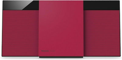 Φωτογραφία προϊόντος: Panasonic Ηχοσύστημα 2.0 SC-HC304 20W με CD Player και Bluetooth Κόκκινο
