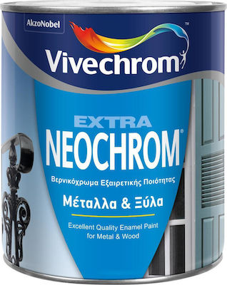 Φωτογραφία προϊόντος: Vivechrom Βερνικόχρωμα Extra Neochrom 0.375lt Μαύρο Γυαλιστερό