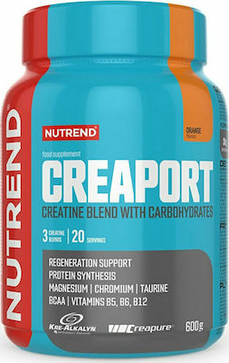 Φωτογραφία προϊόντος: Nutrend Creaport Creatine Blend with Carbohydrates 600gr Πορτοκάλι