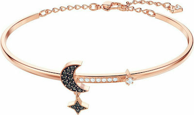 Φωτογραφία προϊόντος: Swarovski Γυναικείο Βραχιόλι Χειροπέδα Symbolic Moon Medium Επιχρυσωμένο