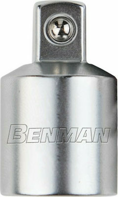 Φωτογραφία προϊόντος: Benman Αντάπτορας Cr-V 1/2" Θηλυκό - 3/8" Αρσενικό 71680
