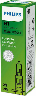 Φωτογραφία προϊόντος: Philips H1 Longlife Ecovision 12V 1τμχ