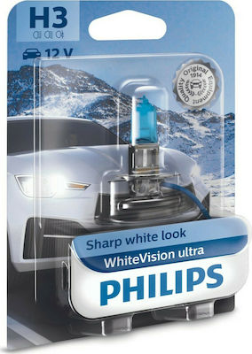 Φωτογραφία προϊόντος: Philips H3 White Vision Ultra 12V 1τμχ