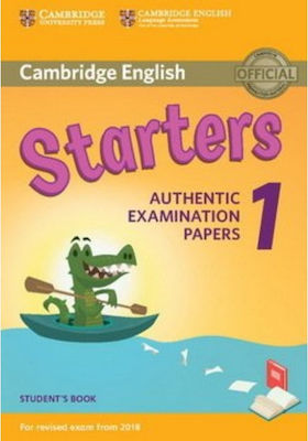 Φωτογραφία προϊόντος: CAMBRIDGE YOUNG LEARNERS ENGLISH TESTS STARTERS 1 Student 's Book (FOR REVISED EXAM FROM 2018) N/E