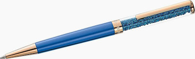 Φωτογραφία προϊόντος: Swarovski Στυλό Ballpoint με Μαύρο Mελάνι Crystalline Blue Rose- Gold Tone Plated