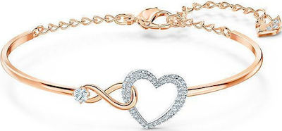 Φωτογραφία προϊόντος: Swarovski Γυναικείο Βραχιόλι Infinity Heart Medium με σχέδιο Άπειρο