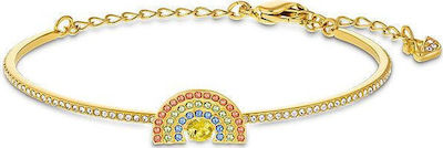 Φωτογραφία προϊόντος: Swarovski Γυναικείο Βραχιόλι Ριβιέρα Sparkling Dance Rainbow Medium Επιχρυσωμένο