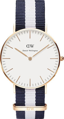 Φωτογραφία προϊόντος: Daniel Wellington Ρολόι Glasgow με Υφασμάτινο Λουράκι σε Μπλε χρώμα
