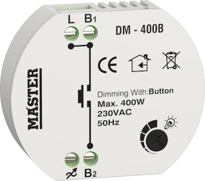 Φωτογραφία προϊόντος: Master Dimmer Κυτίου 400W με Button για Λαμπτήρες DM-400B