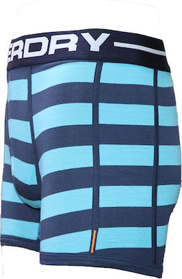 Φωτογραφία προϊόντος: SUPERDRY SPORTS BOXERS STRIPED LIGHT DARK BLUE (BOX 2PIECES)