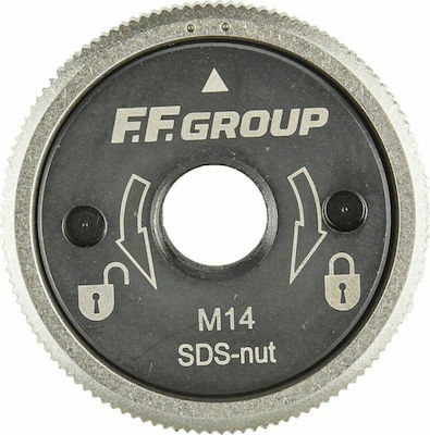 Φωτογραφία προϊόντος: F.F. Group 45935 Παξιμάδι Ταχυσύσφιξης M14 για Γωνιακούς Τροχούς