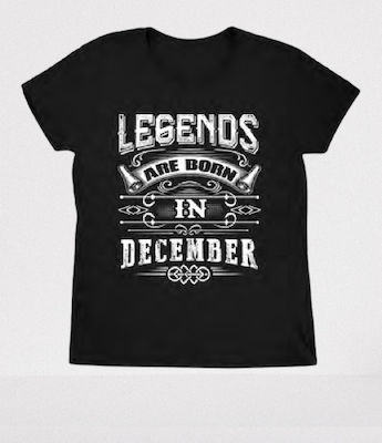 Φωτογραφία προϊόντος: T-shirt Crop Circle Legends born in December TSM-B98