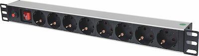 Φωτογραφία προϊόντος: Intellinet Πολύπριζο Rack 19" με 8 Sockets Μαύρο