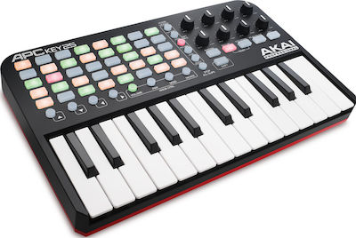 Φωτογραφία προϊόντος: Akai Midi Keyboard APC Key 25 με 25 Πλήκτρα σε Μαύρο Χρώμα