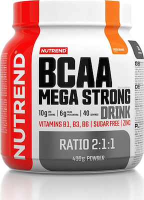 Φωτογραφία προϊόντος: Nutrend BCAA Mega Strong Drink 400gr Fresh Orange